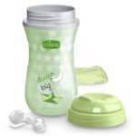 Chicco Insulated Sippy Cup 12+ Months, 9oz Glow-in-the-Dark Toddler Training Cup with Bite Resistant No-Spill Rim Spout, Double-Wall, BPA Free, Green - Image 3