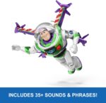 ​Mattel Disney and Pixar Toy Story 5 Flight Mode Hi-TechBuzz Lightyear | Movable Wing Activation, 12-inch Toy Figure, 35+ Sounds & Movie Phrases - Image 5