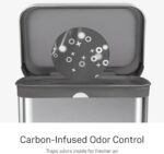 simplehuman Code L 40 Count, Genuine Custom Fit Liners, Drawstring Trash Bags in Dispenser Packs, 18 Liter / 4.7 Gallon - Image 3
