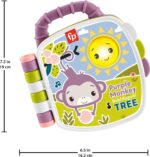 Fisher-Price Baby Toy Purple Monkey Musical Storybook with Lights & Sounds for Infants & Toddlers Ages 6+ Months - Image 5
