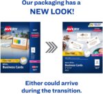 Avery Clean Edge Printable Business Cards, Sure Feed Technology, 2" x 3.5", White, 400 Blank Cards for Laser Printers (5877) - Image 3