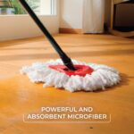O-Cedar EasyWring Spin Mop Microfiber Refill, White Packaging May Vary - Image 4