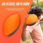 Hasbro NERF Turbo Jr. Kids Foam Football - Classic Foam Football for Kids - Indoor + Outdoor Soft Foam Ball - Kids Mini Soft Foam Ball - NERF Toy Football for Kids - Easy Throw + Catch Youth Football - Image 3