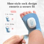 Sense-U Smart Sock Shoe 2 (Long Range) Baby Monitor with Access from Anywhere: Track Heart Rate, Sleep Patterns, with Transmissive PPG Foot Sensor - Image 5