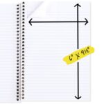 Five Star Spiral Notebook, 2 Subject, College Ruled Paper, 6" x 9-1/2", 80 Sheets, Fights Ink Bleed, Water Resistant Cover, Amethyst Purple (840029CF1-ECM) - Image 9