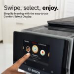 Bosch Fully Automatic Coffee and Espresso Machine - 35 Drinks, Double Cup Barista Style Super Coffee Maker - Touchscreen, Large Bean Capacity - Easy Clean, Maintenance - Black - TPU60309 - Image 5