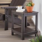 Keter Deluxe Adirondack Side Table - Brown - Image 2
