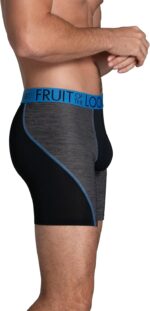 Fruit of the Loom Men's Men's Breathable Boxer Briefs, Moisture Wicking Underwear, Assorted Color Multipacks - Image 3