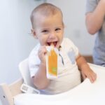 Infantino Squeeze Station, Fills 3 Pouches at Once, Purple | Baby food maker & pouch filler, Easy to use, Dishwasher safe, Homemade baby food essential - Image 7