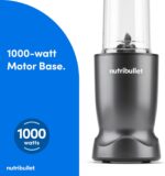 nutribullet Turbo Personal Blender, Shakes, Smoothies, Food Prep, and Frozen Blending, 32 Ounce Cup, 24 Ounce Cup, (2) Flip-top Travel To-Go Lids, 1000 Watt, Gunmetal, NB50400 - Image 3