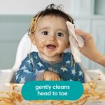 Pampers Baby Wipes, Complete Clean Baby Fresh Scented Wipe, Gently Cleans Head to Toe, 864 Total (12 Flip-Top Packs) - Image 3