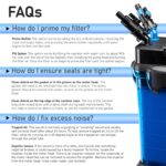 Penn-Plax Cascade 700 Canister Filter - 185 GPH Aquarium Filter for Tanks Up to 65 Gallons - 360 Degree Flow Valves, Poly Fiber Pads, Bio-Sponge & Activated Carbon -Fresh & Saltwater - 11x10x15in - Image 3