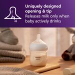 Philips Avent Natural Baby Bottles with Natural Response Nipples (Slow Flow, Flow 2), 4oz, 2-Pack, SCY900/02 - Image 3