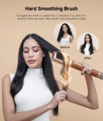 DREAME AirStyle Pro 7-in-1 Hair Styler & High Speed Dryer | Snap-on Attachments for Curling, Smoothing, Volumizing | Fast Drying, Frizz Control, Cool Shot | Luxury Leather Package, 120V Voltage - Image 5