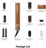 DREAME AirStyle Pro 7-in-1 Hair Styler & High Speed Dryer | Snap-on Attachments for Curling, Smoothing, Volumizing | Fast Drying, Frizz Control, Cool Shot | Luxury Leather Package, 120V Voltage - Image 8