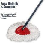 homsis 6+1 Pack Mop Head Replacement Compatible with O Ceda EasyWring Spin Mop Replace Refills for Ocedar, Deep Cleaning Machine Washable and Easy-to-Replace - Image 3
