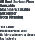 homsis 6+1 Pack Mop Head Replacement Compatible with O Ceda EasyWring Spin Mop Replace Refills for Ocedar, Deep Cleaning Machine Washable and Easy-to-Replace - Image 5