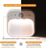 DAMI Motion Sensor Night Lights Rechargeable with Timer, Battery Cabinet Light with 3 Color Temperatures Stepless Dimming, Magnetic Closet Light for Travel, RV, Cruise Essentials 2026 - Image 3