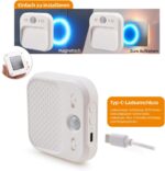 DAMI Motion Sensor Night Lights Rechargeable with Timer, Battery Cabinet Light with 3 Color Temperatures Stepless Dimming, Magnetic Closet Light for Travel, RV, Cruise Essentials 2026 - Image 4