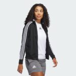 adidas Women's Essentials Warm-Up Slim 3-Stripes Track Jacket - Image 4