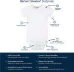 Gerber Baby Boys' 5-pack Variety Onesies Bodysuits - Image 3
