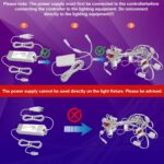 36V Waterproof Power Supply for Govee Permanent Outdoor Lights Only Compatible with Govee H705A H705B H705C Power Adapter Cord 3 Pin White(Non-Compatible Barrel connectors) - Image 3