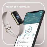 Fitbit Luxe Soft Gold Stainless Steel Case & Lunar White Band - Image 3