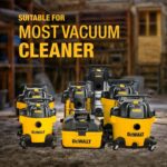 DEWALT Dust Separator with 10 Gallon Stainless Steel Tank, 99.5% Efficiency Cyclone Dust Collector, High-Performance Cycle Powder Collector Filter, DXVCS003, White - Image 3