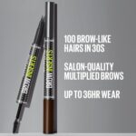 Maybelline Brow Inserts Eyebrow Pen, Micro Needle Shaped 2-In-1 Dual-Ended Brow Makeup Pen and Gel, Water-Resistant, Smudge Proof for Up to 36-HR Wear, Ash Brown - Image 6