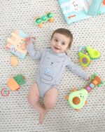 Skip Hop Baby Stroller Toy, Farmstand Grow & Play Jitter, Cactus - Image 4