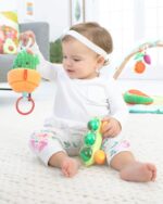 Skip Hop Baby Stroller Toy, Farmstand Grow & Play Jitter, Cactus - Image 5
