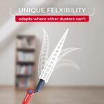 O-Cedar Flex & Catch Heavy Duty Dusting Kit with 15 Disposable Duster Refills | New & Improved Model | Extendable 3 Ft Handle with Stay-On Duster Hook | Traps 3X More Dust Than Feather Dusters - Image 4