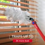 O-Cedar Flex & Catch Heavy Duty Dusting Kit with 15 Disposable Duster Refills | New & Improved Model | Extendable 3 Ft Handle with Stay-On Duster Hook | Traps 3X More Dust Than Feather Dusters - Image 6