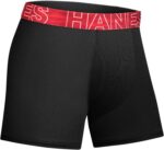 Hanes Boys' Underwear Boxer Briefs Pack, 6-pack, Hanes Moves X-temp Boxer Brief Underwear for Boys, Moisture-wicking - Image 3