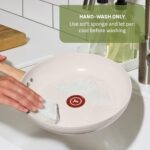 T-Fal Revive Nonstick Ceramic Frying Pan Set (2-Piece) 8" & 10" Skillet, Oven Safe to 350°F, Stay-Cool Handle, Kitchen Pots and Pans, Cream Granite - Image 6