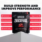 Gains in Bulk Intantized Creatine Bundle, Soluble Pre Workout Powder, Supports Muscle Building, Strength and Performance, Unflavored, Raspberry and Sweet Lemonade, 90 Servings - Image 4