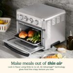 Cuisinart Air Fryer Toaster Oven with Grill, 1800W 8-1 Air Fryer Oven with Bake, Convection Bake, Grill, Broil and Warm Options, Large Capacity, 60-Minute Timer, TOA-70W, White - Image 3