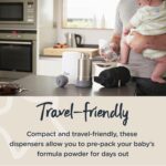Tommee Tippee Milk Powder Dispensers, Pack of 6, Baby Formula Powder Containers, Ideal for Feeding while Travelling, Fits 8 Scoops per Pot - Image 3