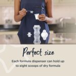 Tommee Tippee Milk Powder Dispensers, Pack of 6, Baby Formula Powder Containers, Ideal for Feeding while Travelling, Fits 8 Scoops per Pot - Image 4