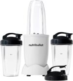 Nutribullet Pro Personal Blender, Shakes, Smoothies, Food Prep, and Frozen Blending, 32 Ounce Cup, 24 Ounce Cups, Flip-top Travel Lids, 900 Watt, Matte White - Image 4