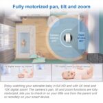 VTech RM7764-2HD Smart WiFi Baby Monitor with 2 Cameras, 1080p HD Video, 360° Pan & Tilt, 10x Zoom, 7" HD Parent Unit, Night Vision, Soothing Sounds, 2-Way Talk, Temperature & Motion Detection - Image 4