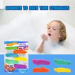 Hot Wheels 6 Piece Bath Bombs for Kids, Bubble Gum Scented, Bath Toys for Kids, Ages 3+, by Townley Girl - Image 4