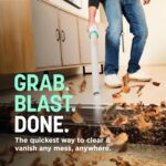 NEW Shark BlastBoss — All-in-One Air Blasting System with BlastBroom, Precision Nozzle, Extension Wand, Indoor/Outdoor Cleaning, 0-190 MPH, Cordless Handheld Blower, Rechargeable, Sage, AB2111GN​​ - Image 9
