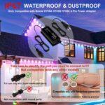 36V Waterproof Power Supply for Govee Permanent Outdoor Lights Only Compatible with Govee H705A H705B H705C Power Adapter Cord (not Compatible with grooved 3-pin connectors) - Image 3