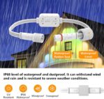 White Driver Module Signal Booster | for Govee Permanent Outdoor Lights Pro H705D/E/F, H805A/B/C (Please note: The output is a three-hole female connector) - Image 5