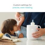 Munchkin Precision Baby Bottle Warmer for Breastmilk, Formula, Food Jars, and Sterilizing Small Parts - Compatible with All Bottle Brands, Glass, Silicone & Plastic, Digital Display, White (Plug-in) - Image 3