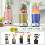 PODCAY Replacement Extractor Blade, Fit for NutriBullet 600w / 900w Pro Extractor Blade Series, with One Extra Silicone Rubber Gaskets Seal O-Ring NutriBullet Blender Blade Replacement Parts - Image 3