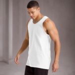 Hanes Men's Essentials Tank Top Pack, Midweight Cotton Tanks, Sleeveless Shirts, 3-Pack - Image 4