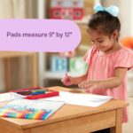 Melissa & Doug Drawing Paper, Sketch Pad, 3-Pack Bundle for Coloring, Writing or Painting (9 x 12 inches) - 50 Sheets Each, Kids Drawing Pad & Art Supplies for Kids Ages 3+ - FSC Certified - Image 5