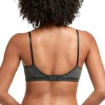 Hanes Women's Wireless T-Shirt Bra, Comfy Support Lightweight Lounge Bra, Convertible Straps - Image 3